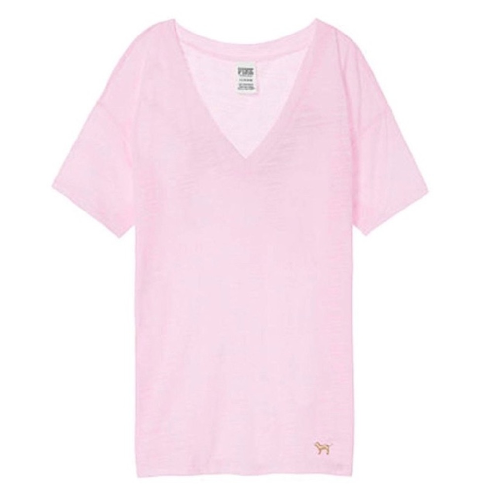 Victoria’s Secret PINK Sleepwear Pink Vneck XS Top